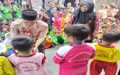Pendampingan Kegiatan Matsama Oleh Pengawas Madrasah Ibu Erika Rahmawati M.Pd
